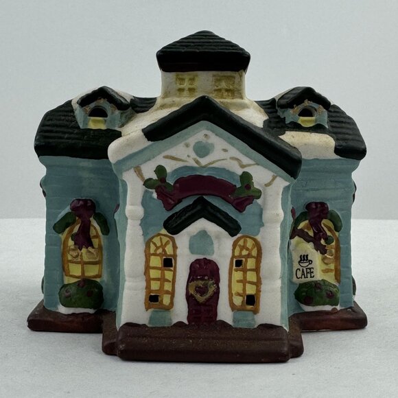 Vintage 1998 Dickens Collectables Sugar Creek County Cafe Porcelain Light 4.25" - Picture 13 of 16